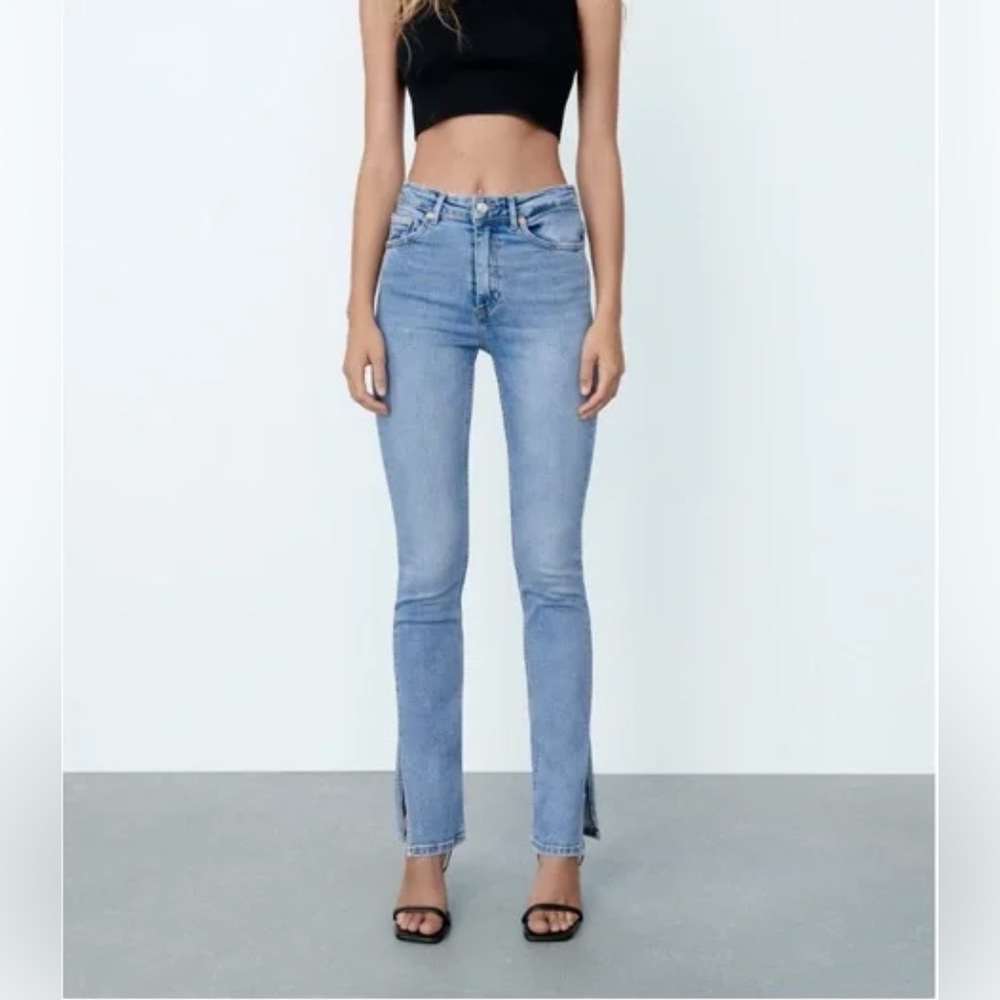 Zara Split Hem Skinny Jeans - Size US 6